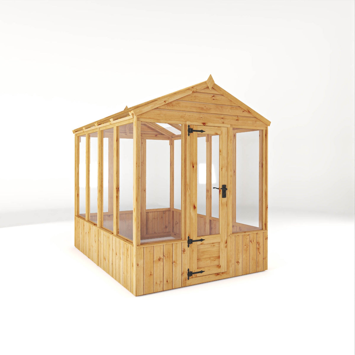 Premium Timber Woodsman Apex Greenhouse