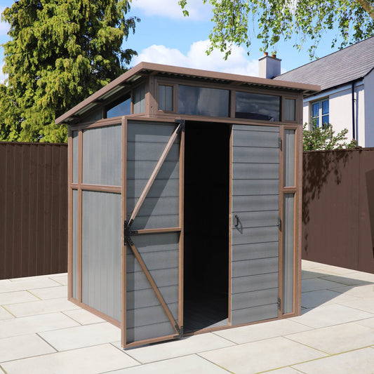 Composite Pent Storage Shed (7x7)