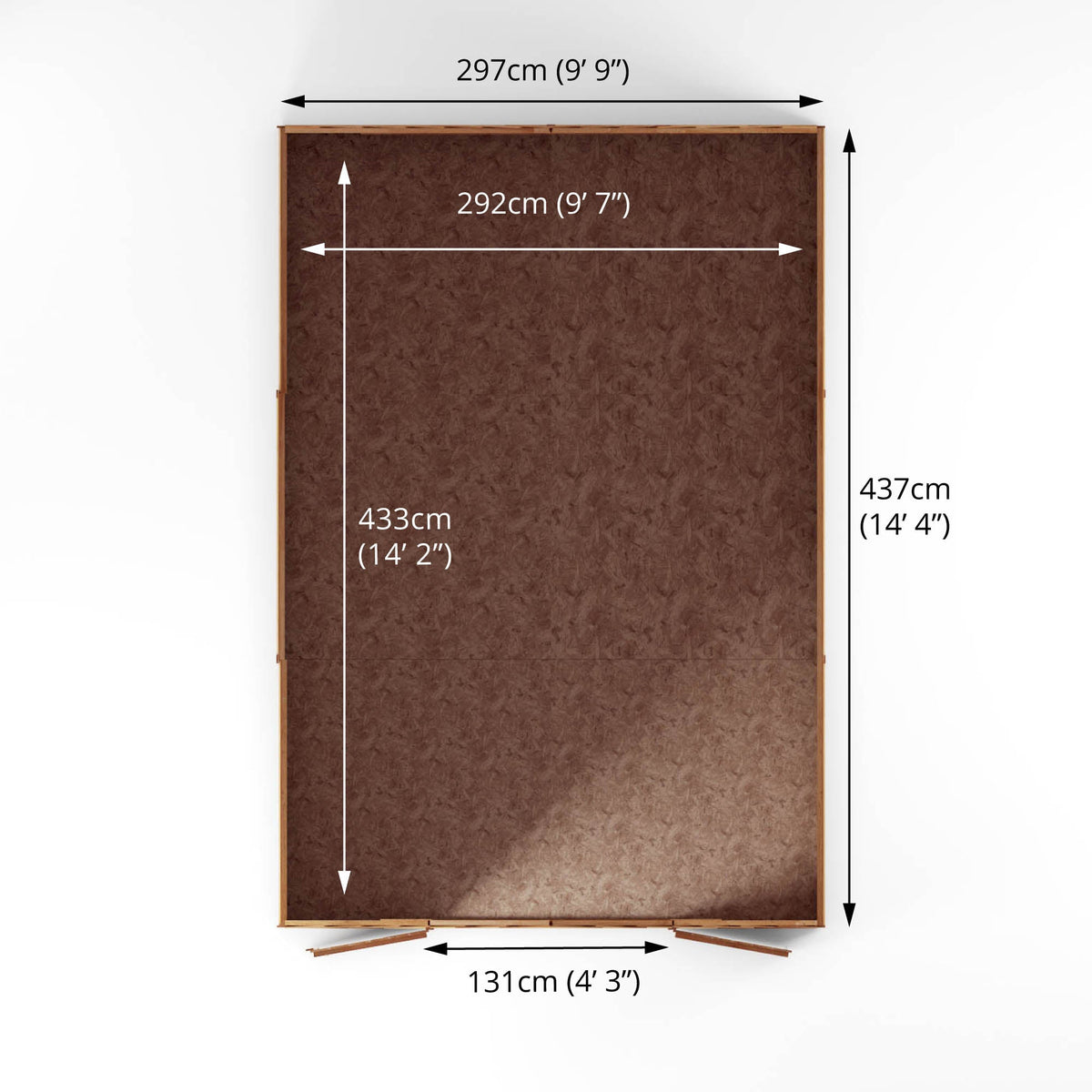 Premium Timber Overlap Apex Workshop (15x10)