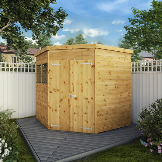 Premium Timber Shiplap Corner Storage Shed