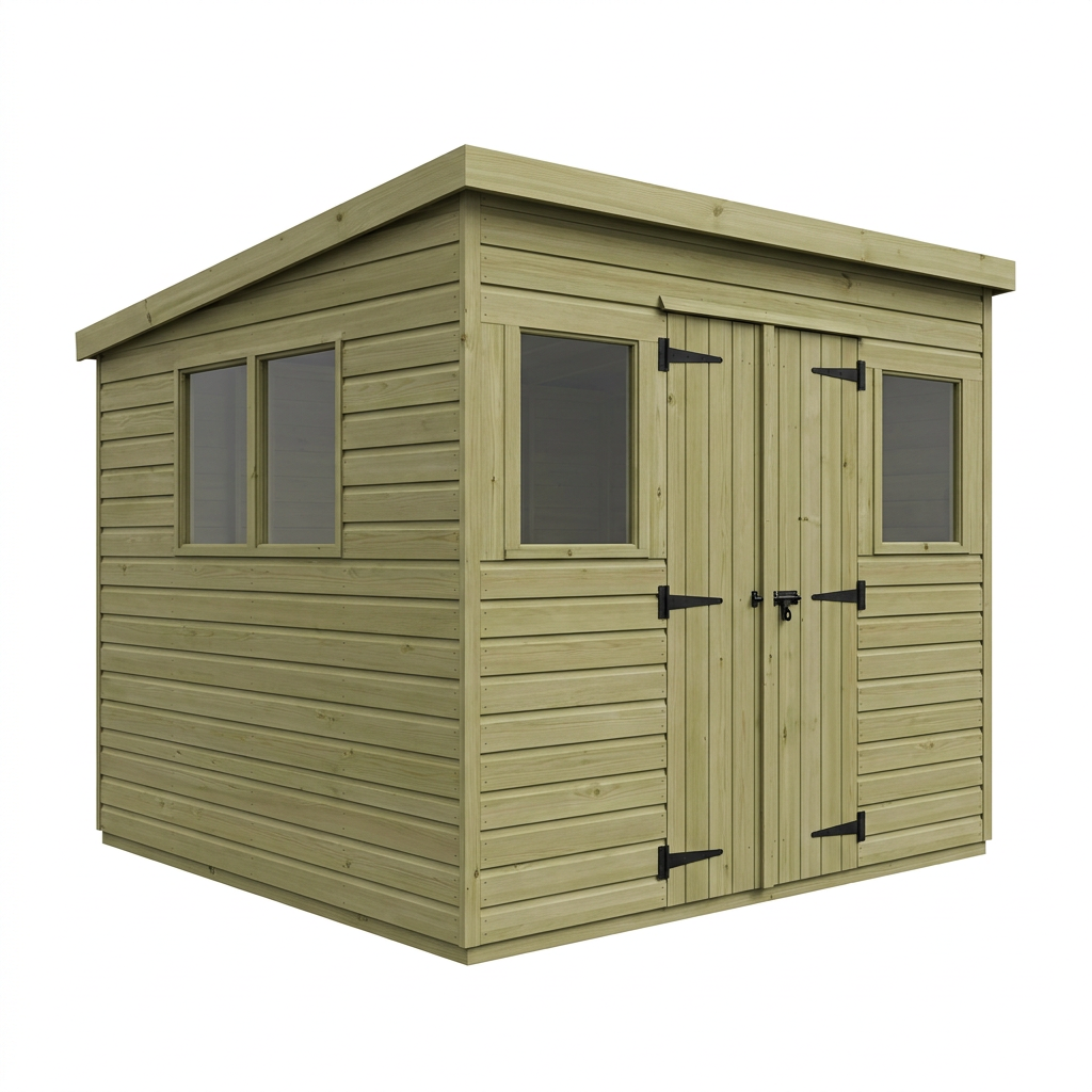 11 x 10 Security Pent Shed - view 2