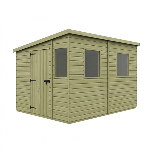 12 x 9 Security Pent Shed - view 2