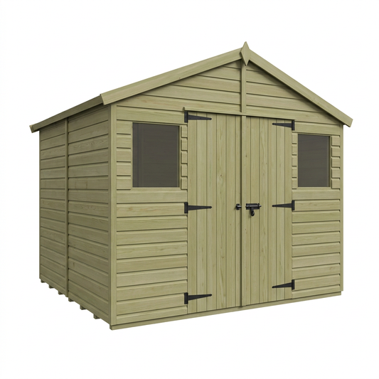 6 x 9 Apex Security Shed - view 2