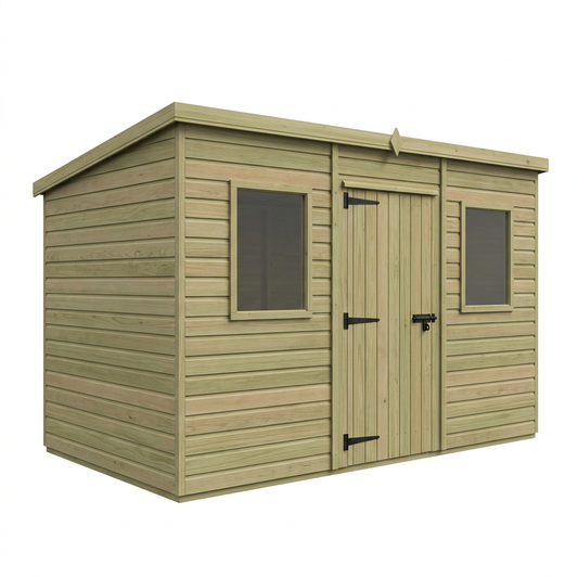 17 x 10 Pent Summer House - view 2