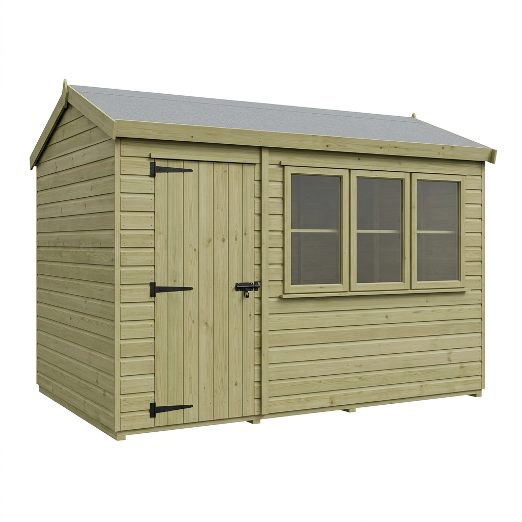 16 x 9 Pent Summer House - view 2