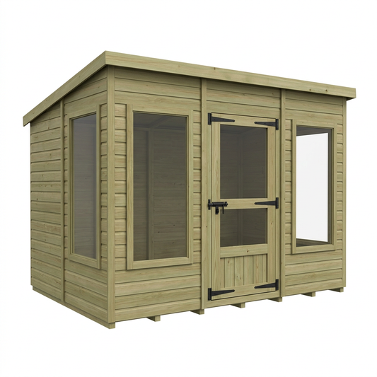 16 x 10 Pent Summer House - view 2