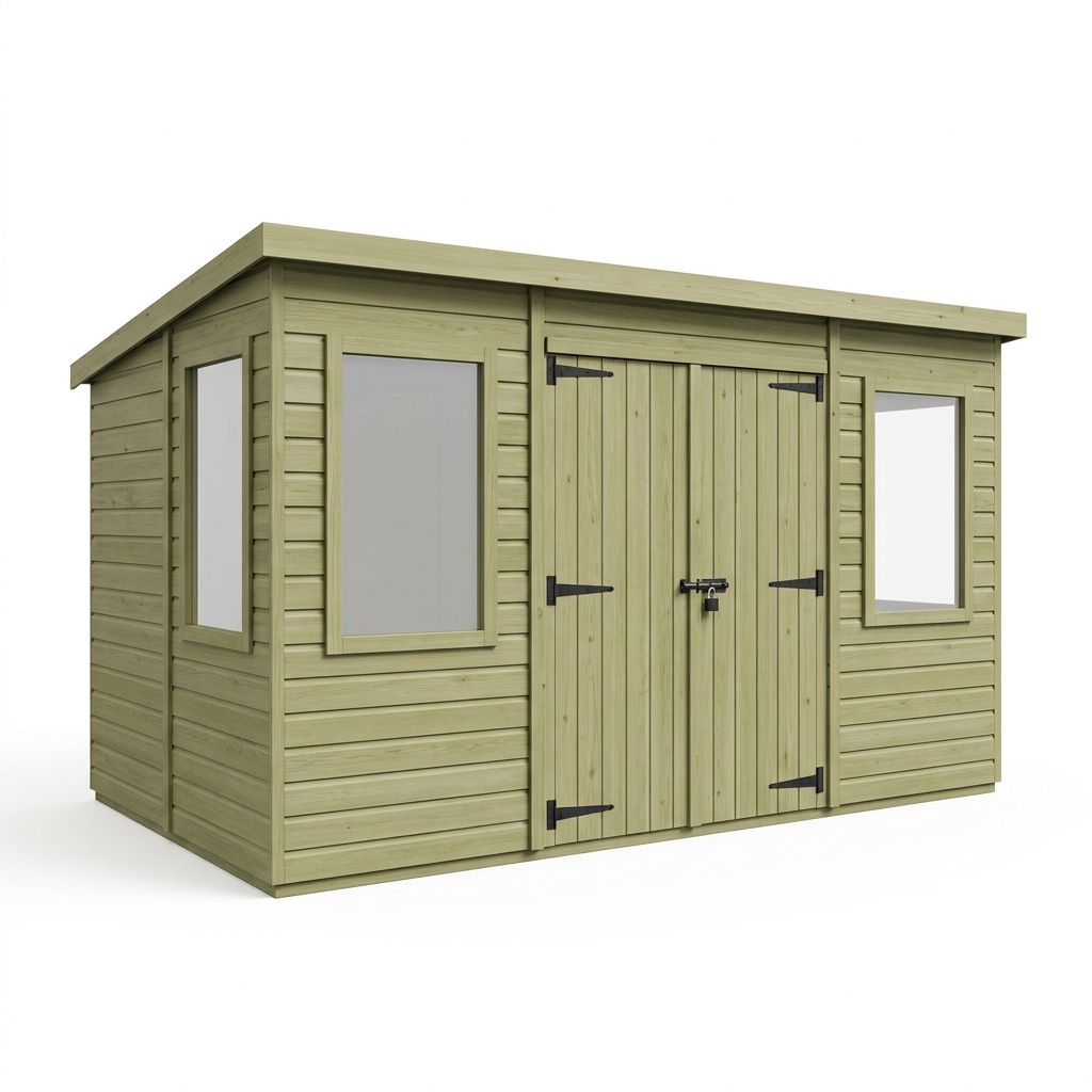 18 x 9 Pent Summer House - view 2