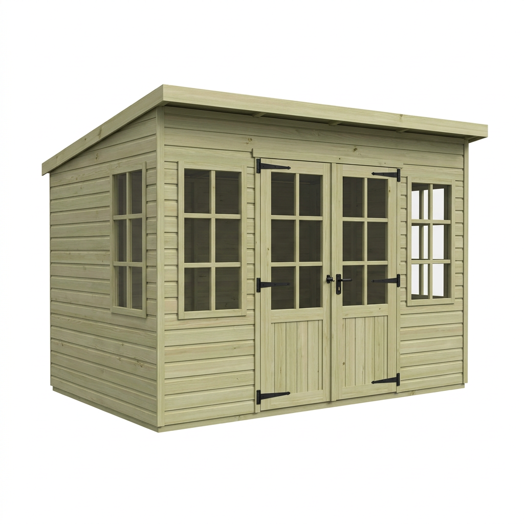 13 x 9 Pent Summer House - view 2
