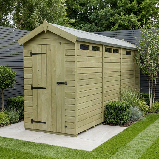 4 x 13 Apex Security Shed - view 2