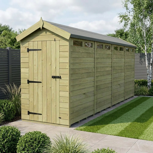 4 x 18 Apex Security Shed - view 2