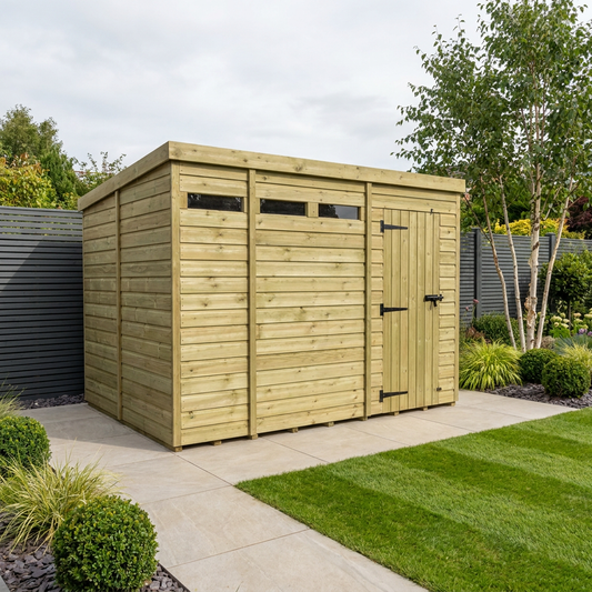 11 x 7 Security Pent Shed - view 2