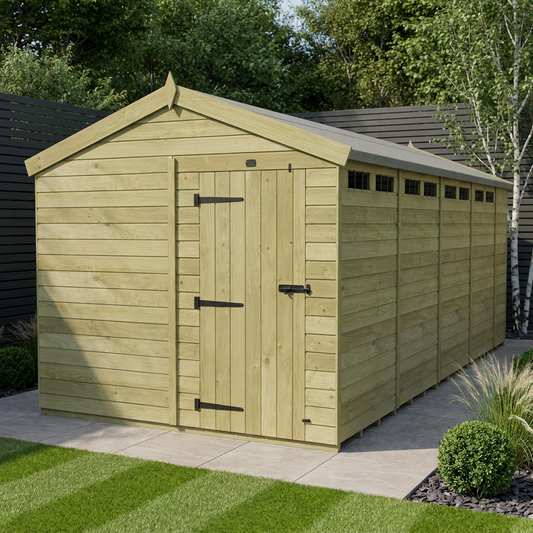 8 x 18 Apex Security Shed - view 2