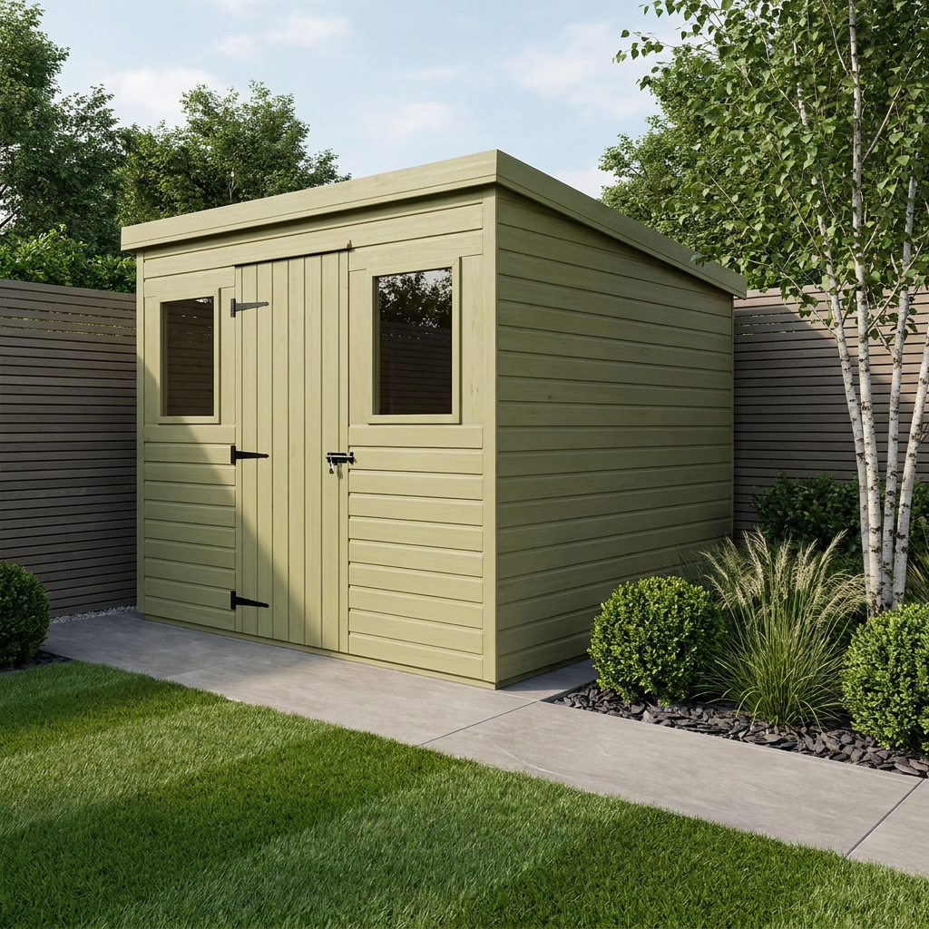 10 x 9 Security Pent Shed - view 4