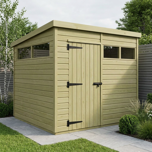 10 x 10 Security Pent Shed - view 2
