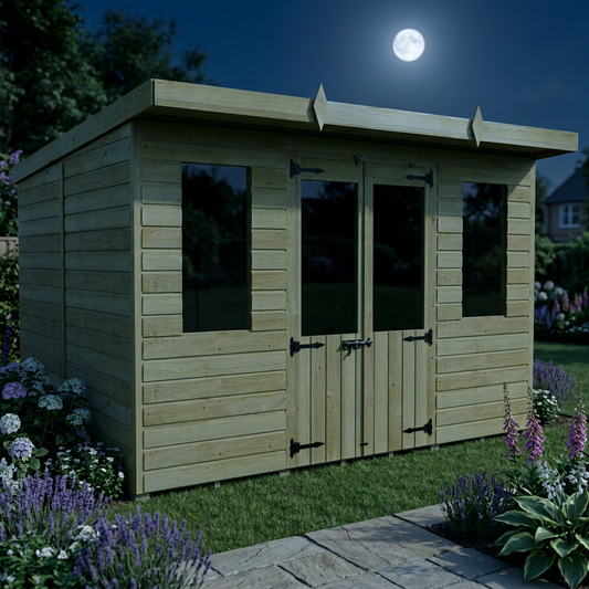 10 x 8 Pent Summer House - view 3
