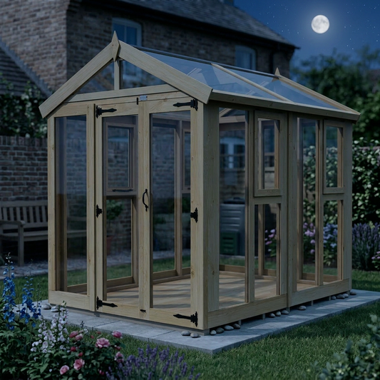 6x8 Glass Greenhouse - view 4