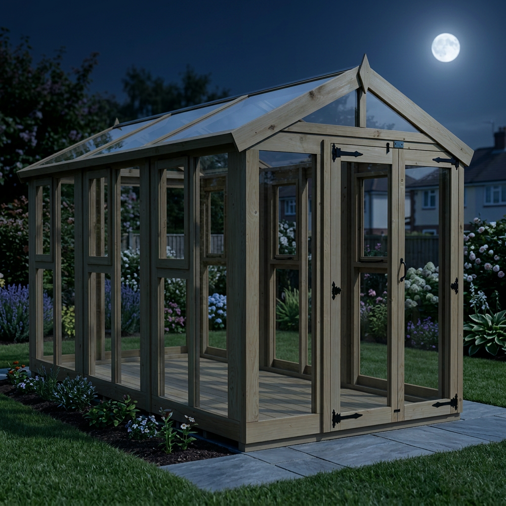 6x12 Glass Greenhouse - view 4