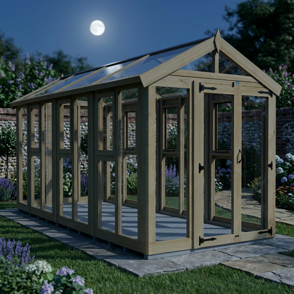 6x14 Glass Greenhouse - view 6