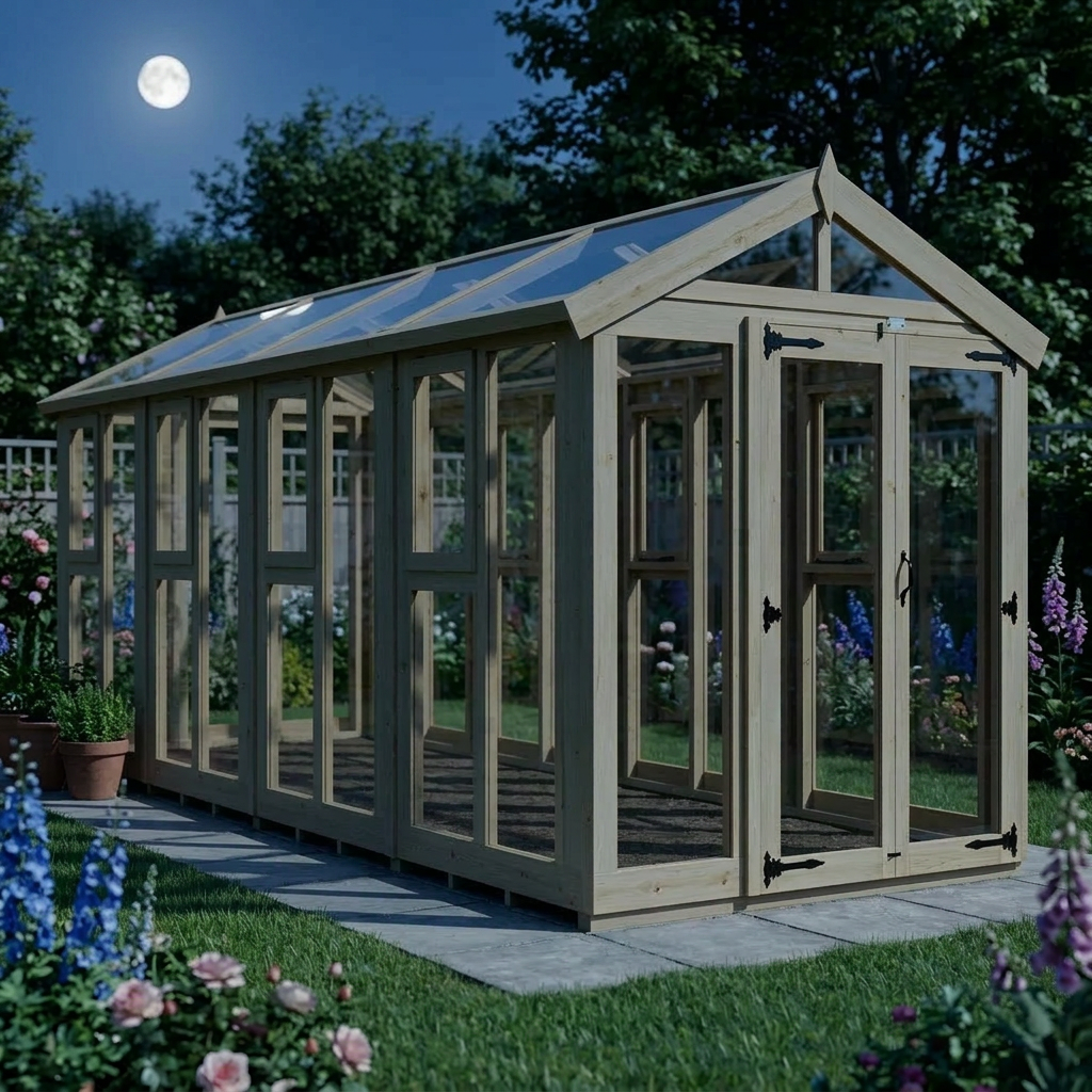 6x16 Glass Greenhouse - view 6