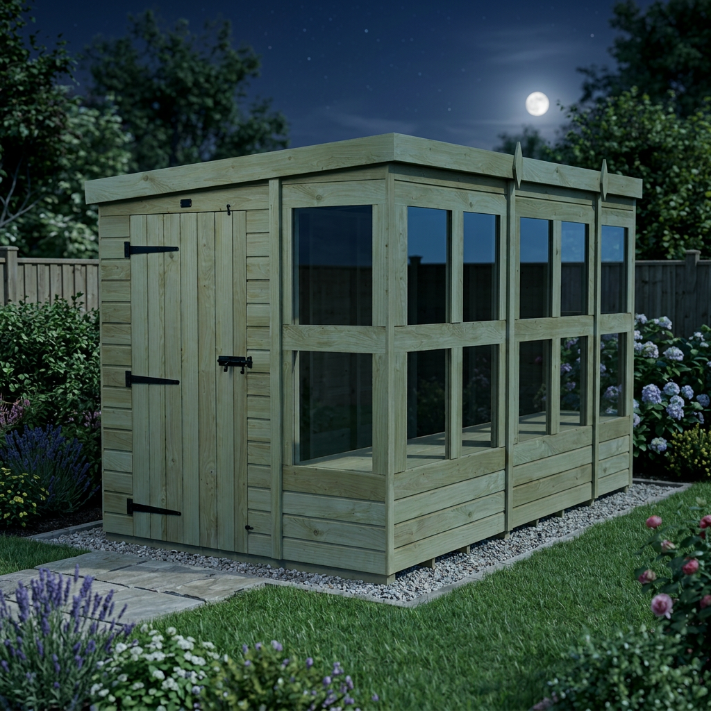 6 x 10 Pent Potting Shed - view 6