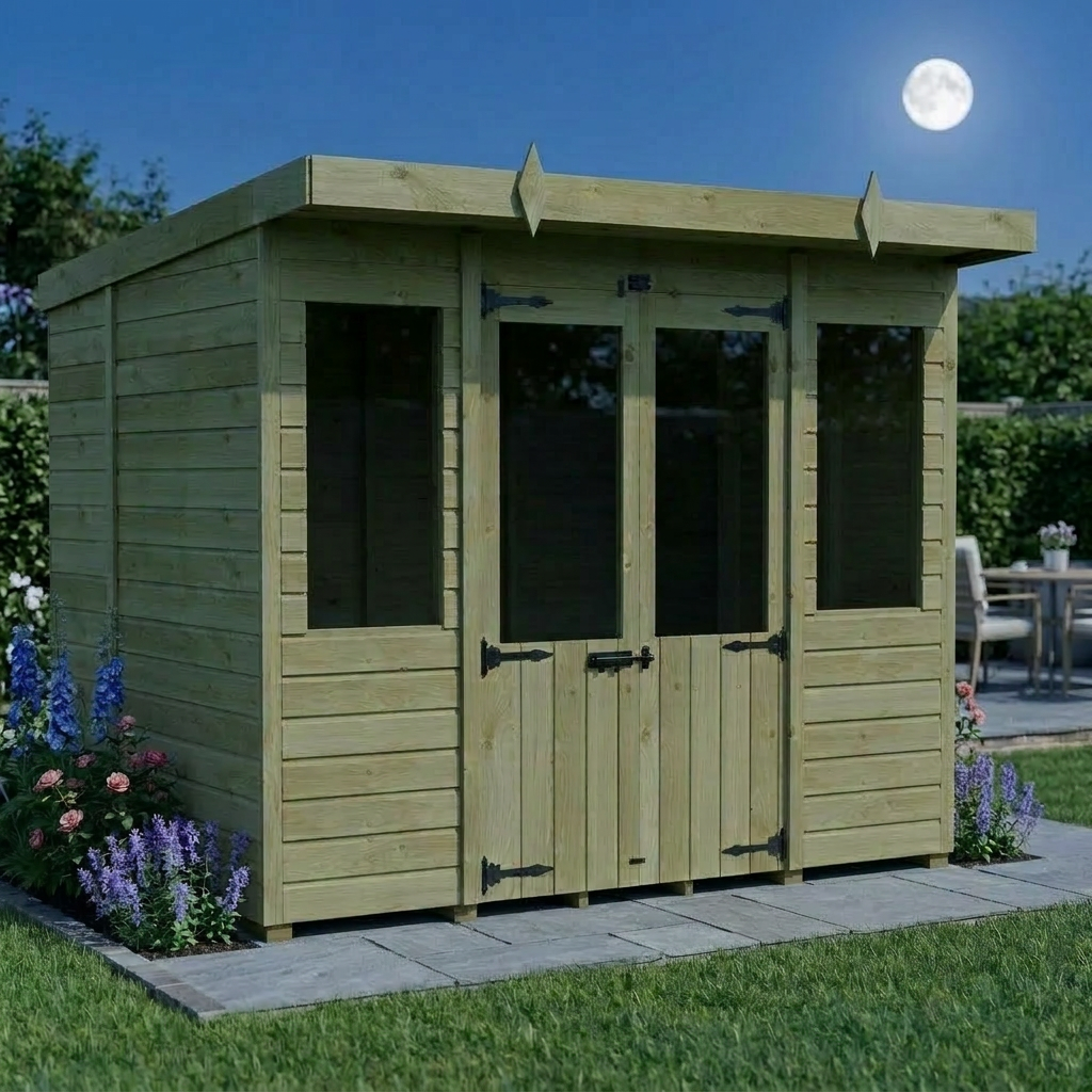 8 x 5 Pent Summer House - view 6