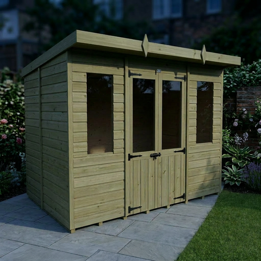 10 x 6 Pent Summer House - Pent Summer House