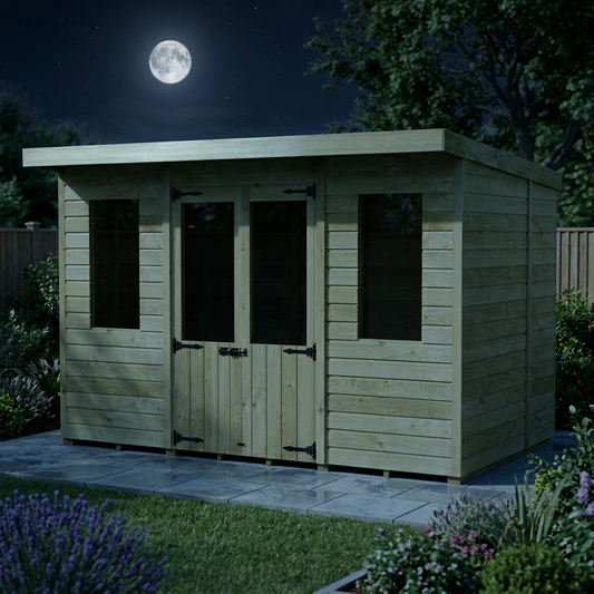 10 x 5 Pent Summer House - view 4