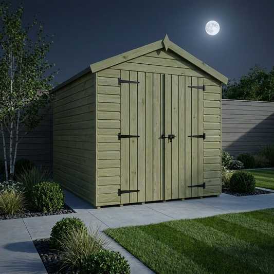 6 x 10 Apex Shed (Double Door, No Windows) - view 2