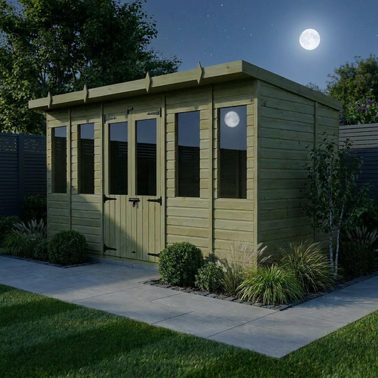 14 x 5 Pent Summer House - Pent Summer House