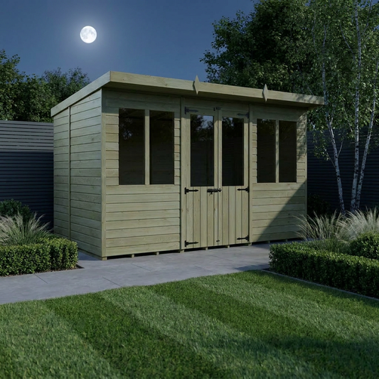 12 x 7 Pent Summer House - Pent Summer House