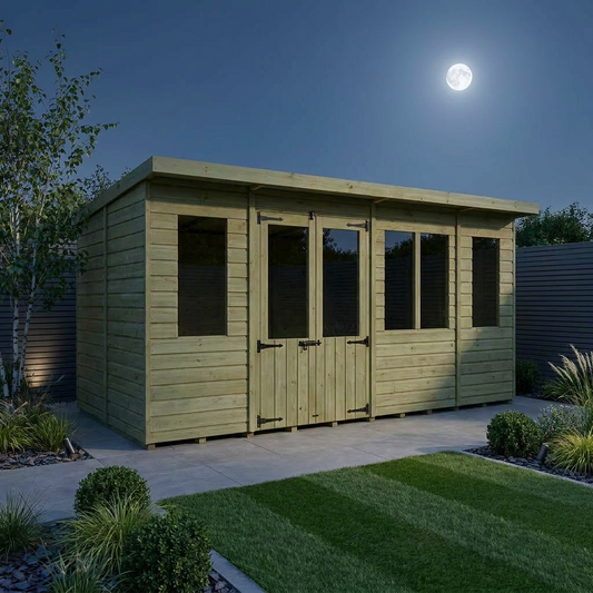 18 x 8 Pent Summer House - Pent Summer House