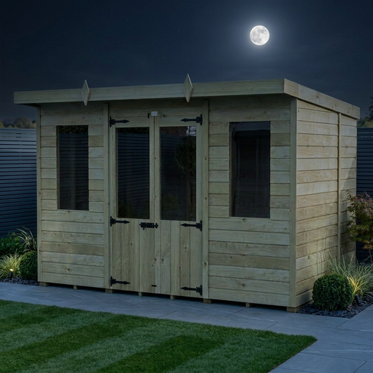 12 x 5 Pent Summer House - Pent Summer House