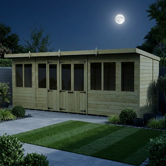 20 x 5 Pent Summer House - view 2
