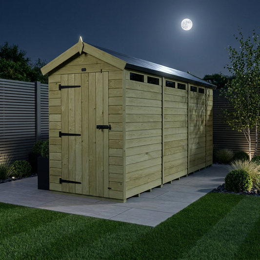 4 x 15 Apex Security Shed - view 2