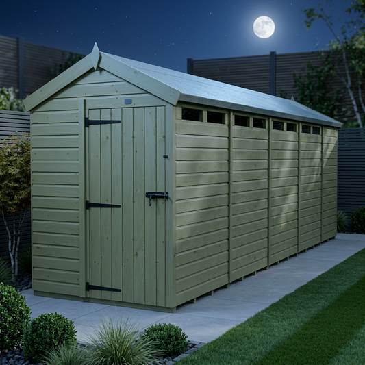 5 x 19 Apex Security Shed - view 2