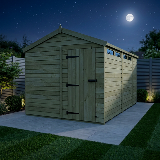 8 x 15 Apex Security Shed - view 2