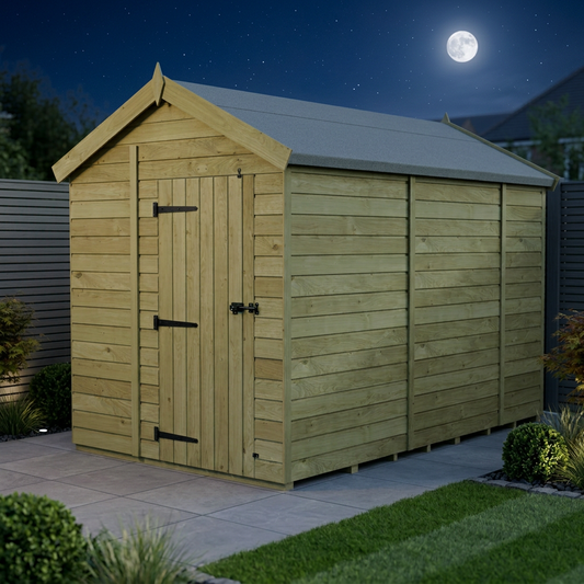 7 x 9 Apex Shed (Single Door, No Windows) - view 2