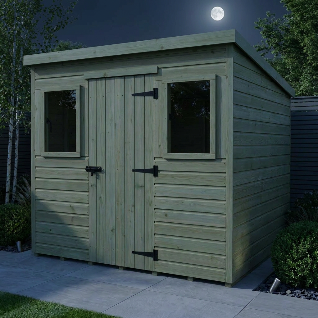 9 x 10 Security Pent Shed - view 4