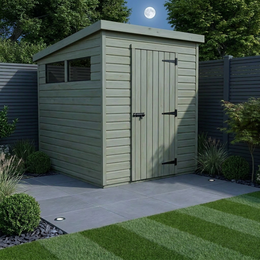 9 x 9 Security Pent Shed - view 4