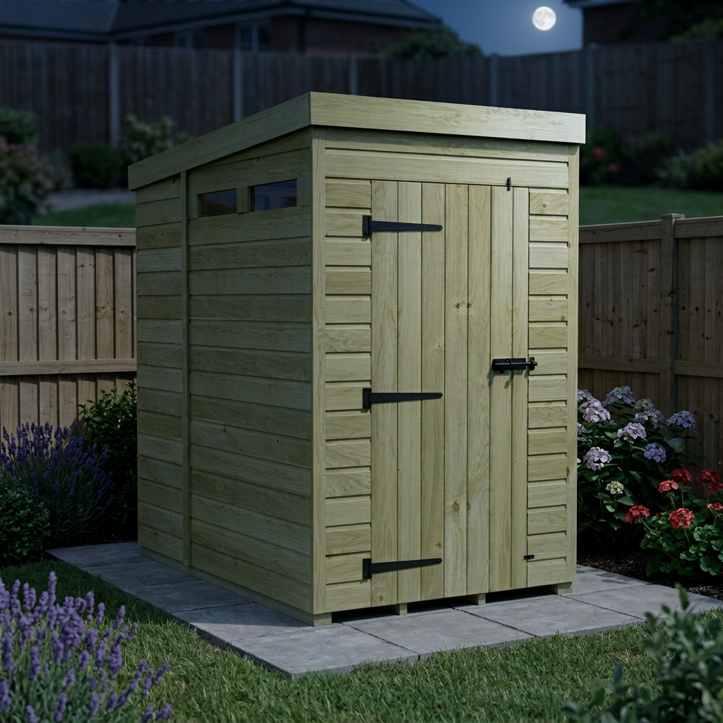 4 x 6 Security Pent Shed - view 6