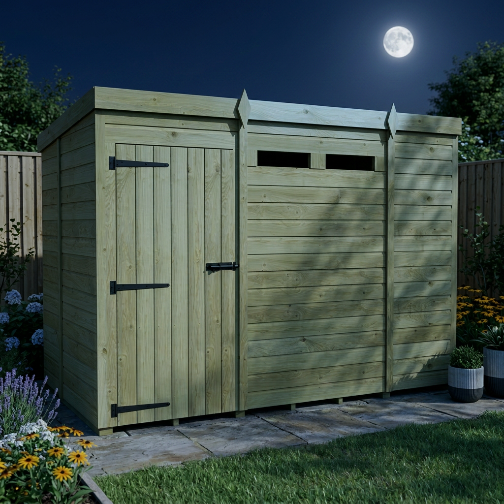 9 x 5 Security Pent Shed - view 4