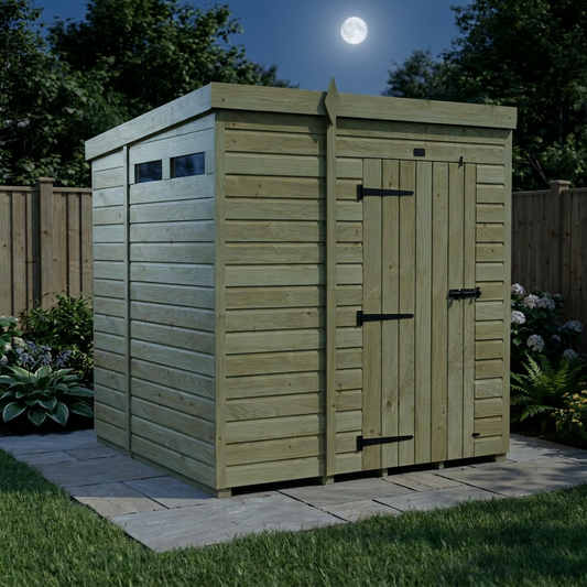 5 x 6 Security Pent Shed - view 2