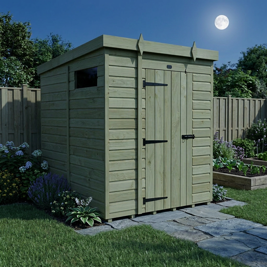 9 x 8 Security Pent Shed - view 2