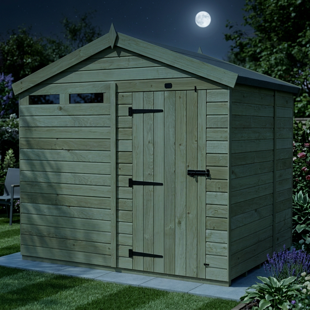 5 x 8 Apex Security Shed - view 6