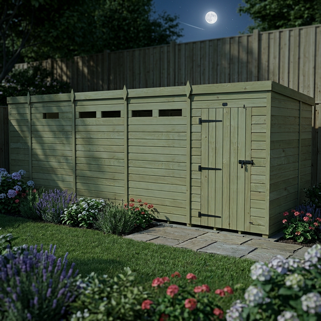 17 x 6 Security Pent Shed - view 6