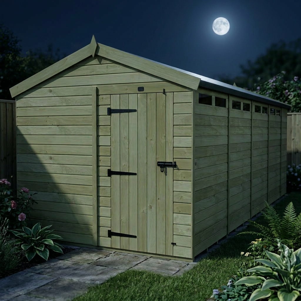 8 x 19 Apex Security Shed - view 6