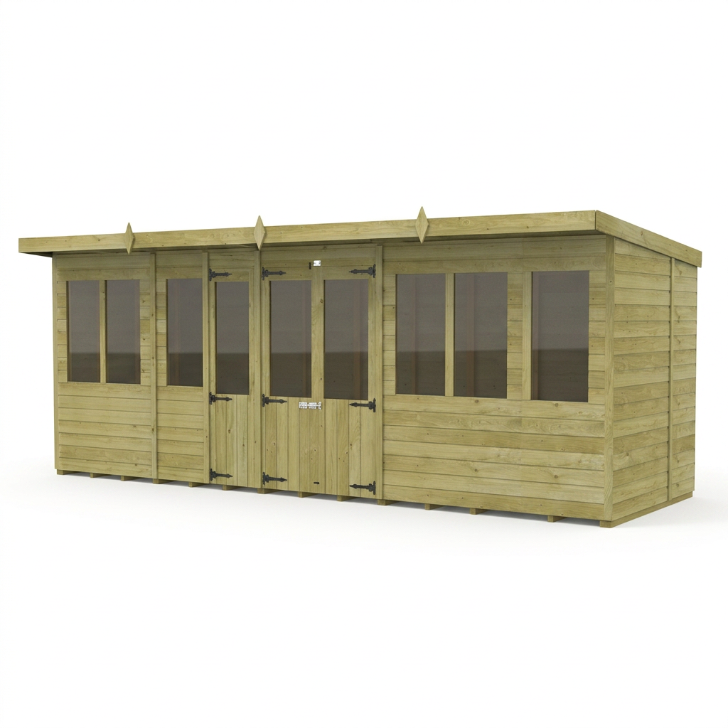 20 x 5 Pent Summer House - view 6