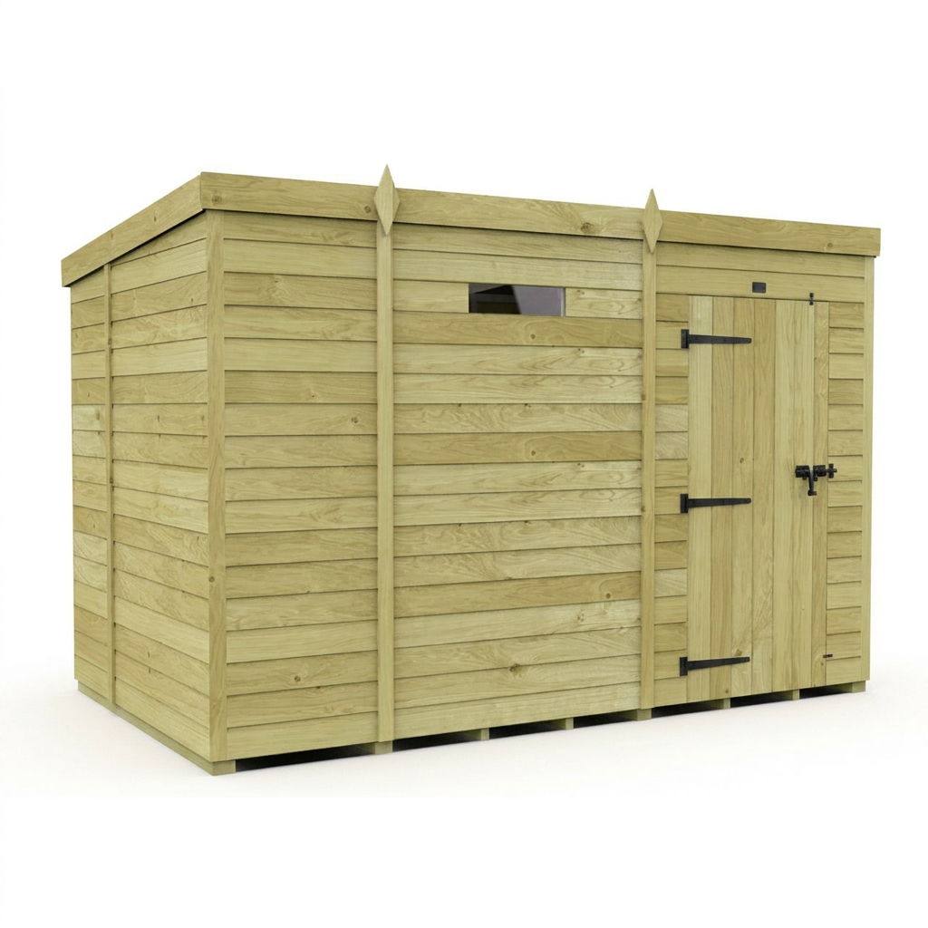9 x 7 Security Pent Shed - view 3