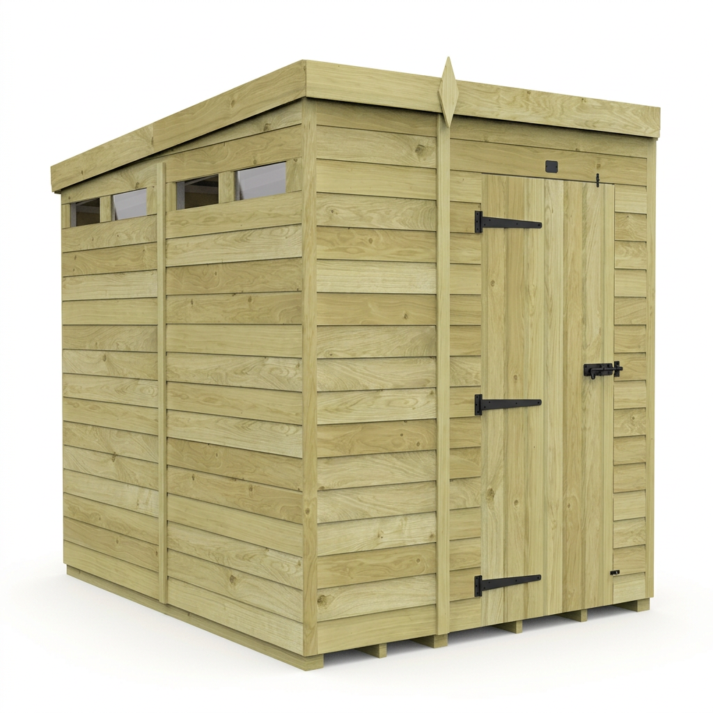 6 x 8 Security Pent Shed - view 6