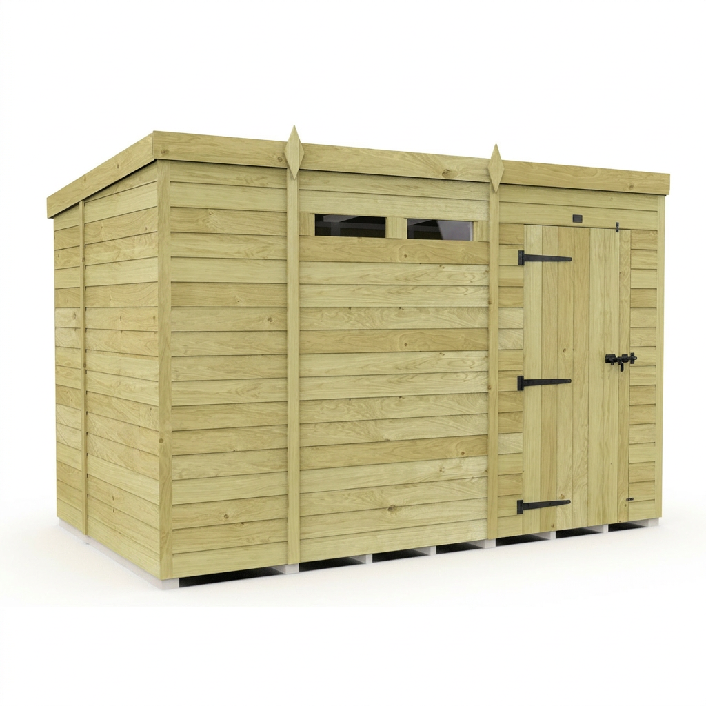 11 x 7 Security Pent Shed - view 6
